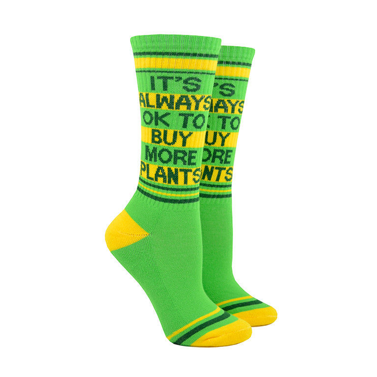 Unisex Buy More Plants Socks