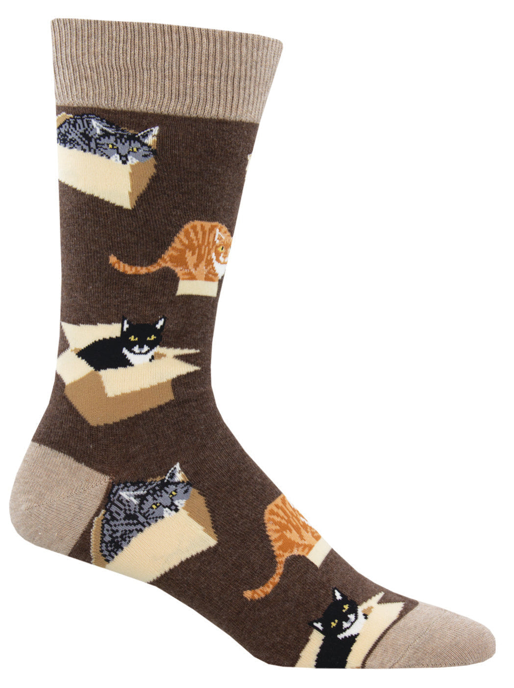 Men's Cat in a Box Socks