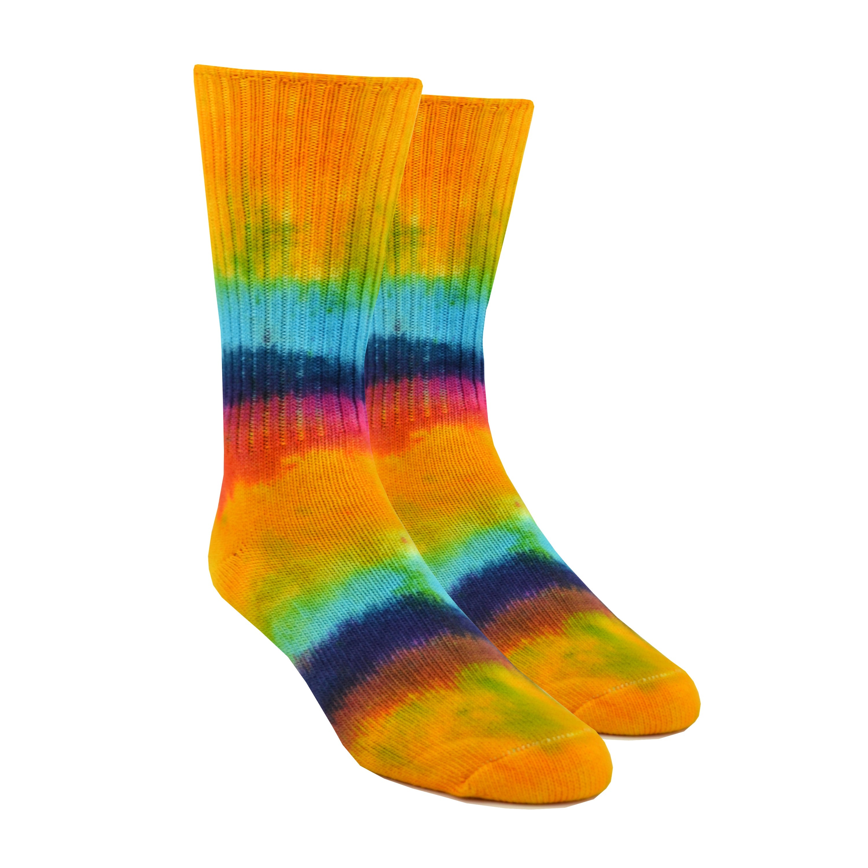 Unisex Bright Tie Dye Socks