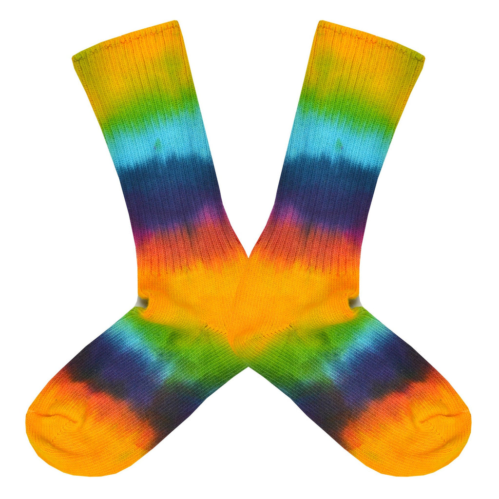 Unisex Bright Tie Dye Socks