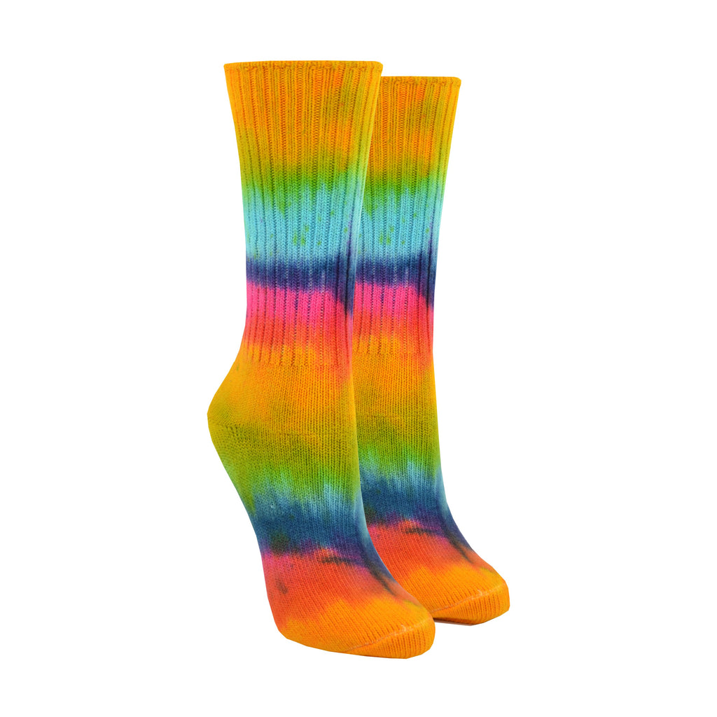 Unisex Bright Tie Dye Socks