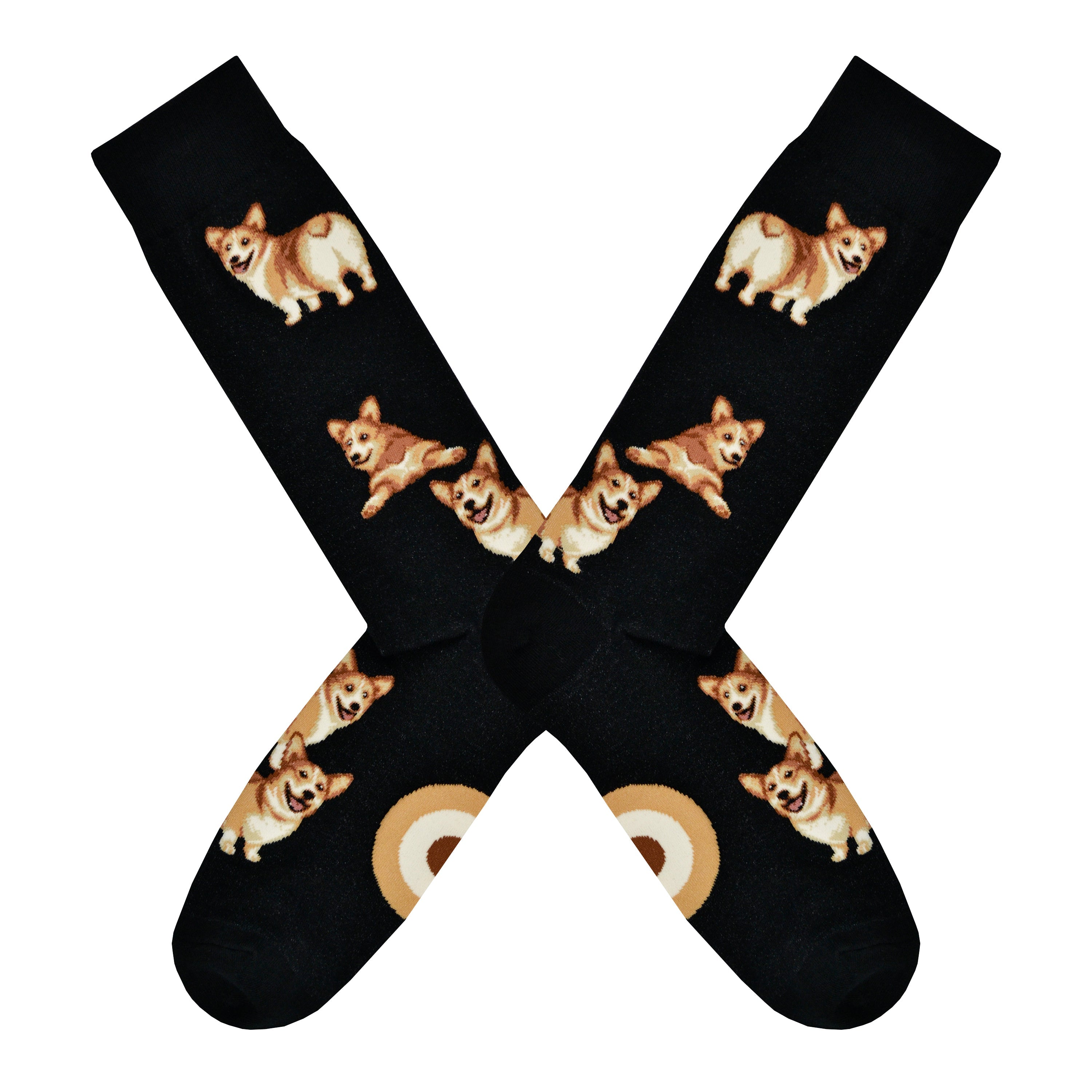 Men's Corgi Butt Strut Socks