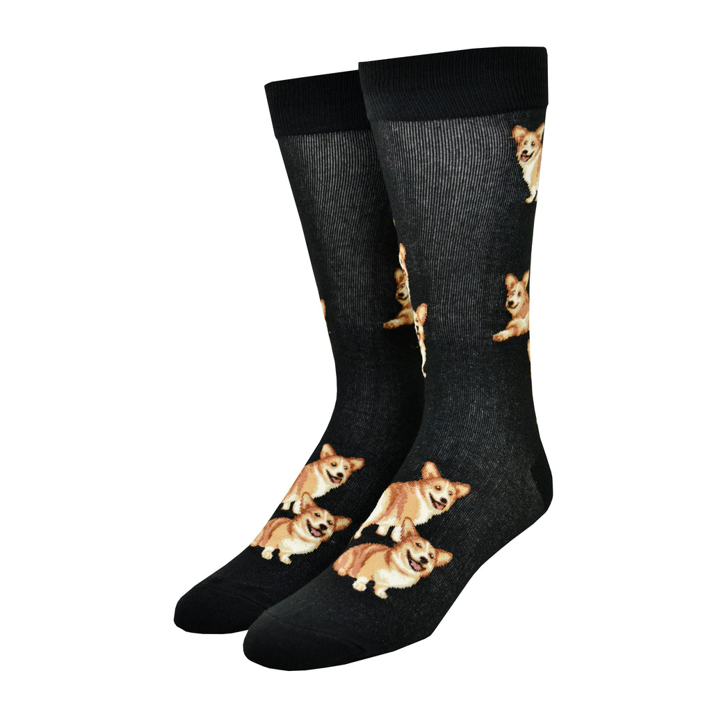 Men's Corgi Butt Strut Socks