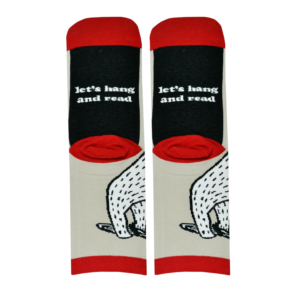 Unisex Book Sloth Socks