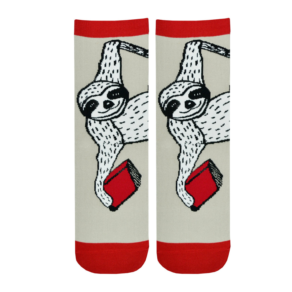 Unisex Book Sloth Socks
